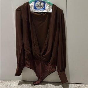 Lulu's Chocolate Brown Bodysuit